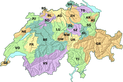 carte de suisse