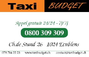 taxi budget lausanne et région Saint-Sulpice